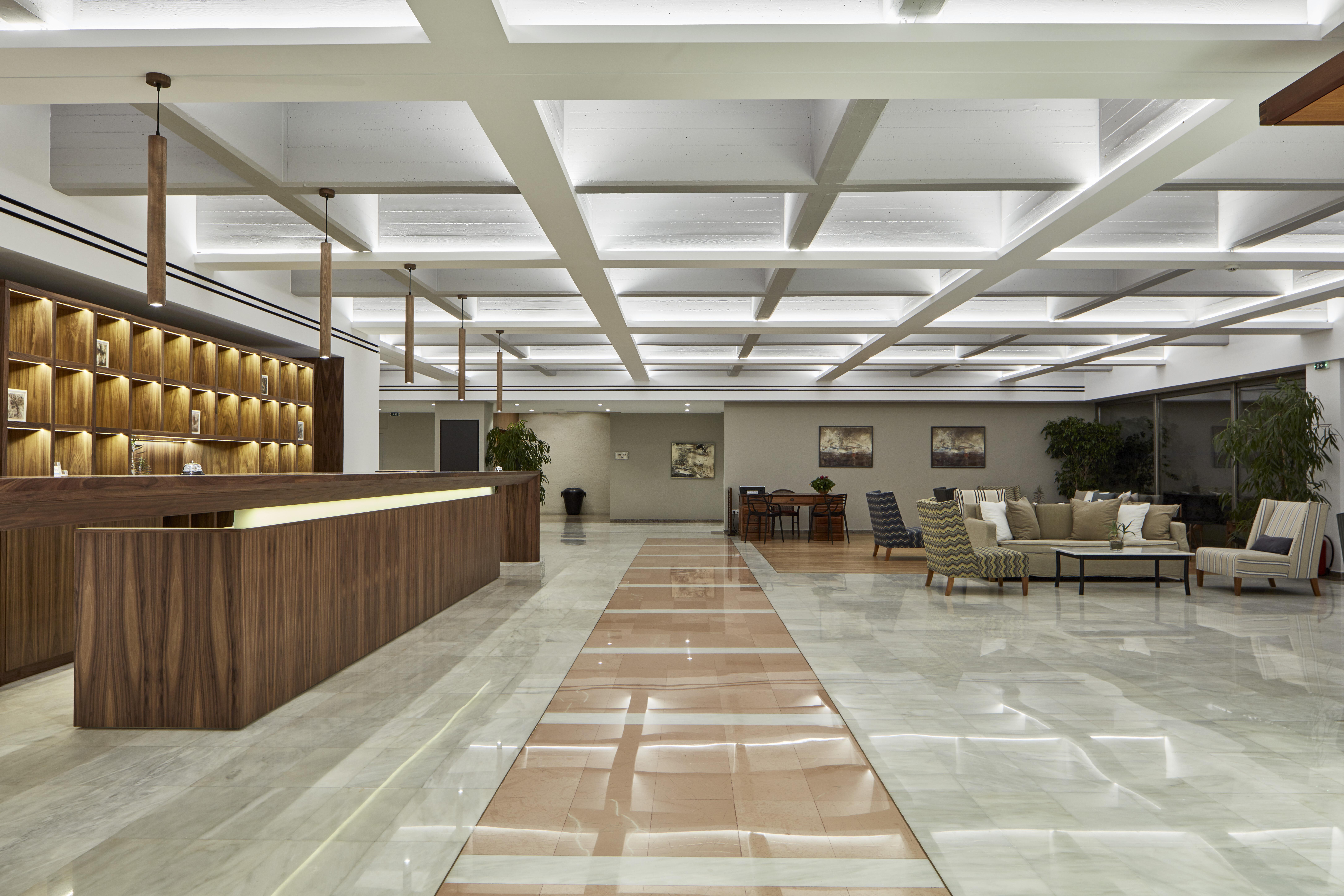 Kontokali Bay Resort & Spa Exterior foto 3D rendering of a hotel lobby